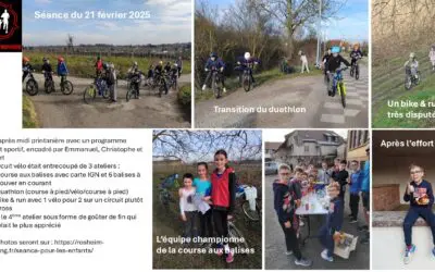 25 février 2025 : journée running et bike & run pour les enfants