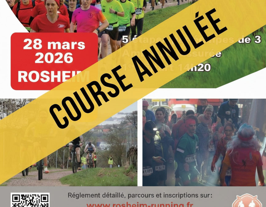 Annulation de l&rsquo;Equipée de la Rose 2026